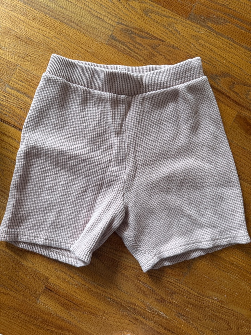 ONIA Women’s Waffle Shorts in Light Taupe - Comfortable Everyday Bottoms